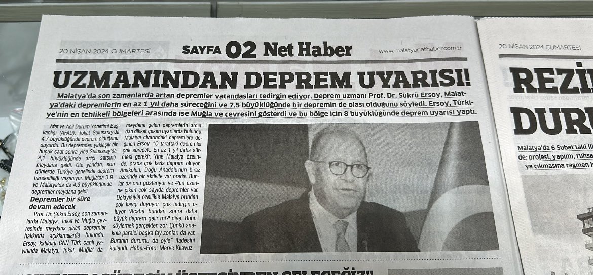 YALAN HABER : Yeter artık! televizyonlarda yaptığım açıklamaları çarpıtarak söylemediğim sözlerle başlık atıp vatandaşlarımızın duygularıyla oynuyorsunuz. Bizi gereksiz yere yıpratıyorsunuz. Elinize ne geçiyor? Yapmayın! Etik kuraklara dikkat edin