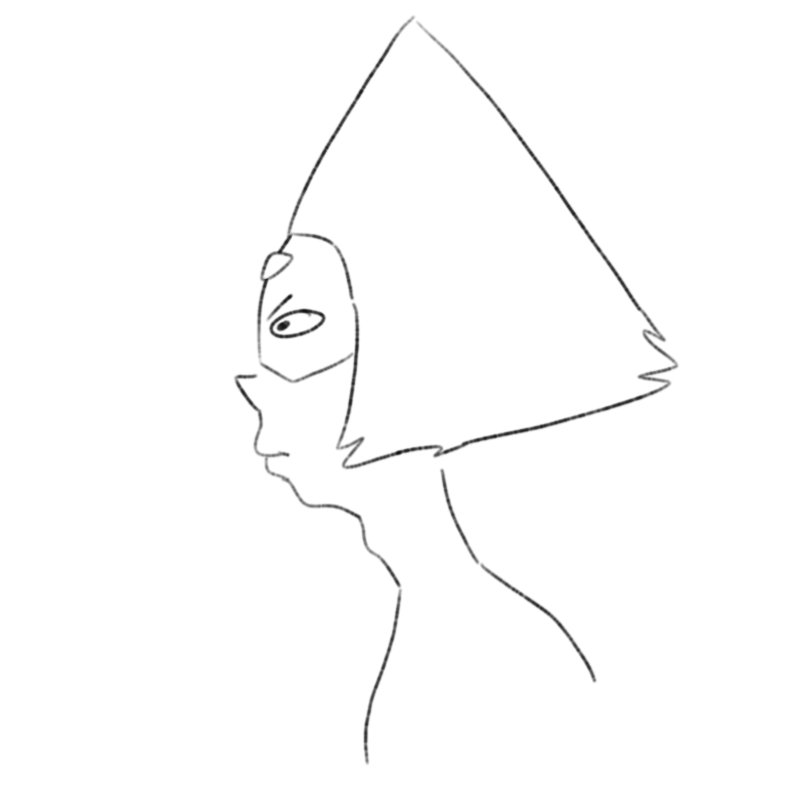 peridot after not mewing...