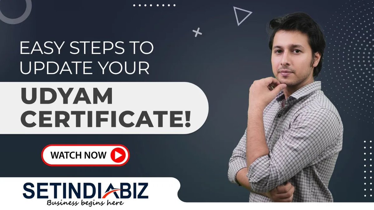 setindiabiz's tweet image. Updated Your MSME Certificate Yet?
If not, don’t worry! Our experts will guide and assist you throughout the process! 
Reach us @ shorturl.at/adgmN  
For more information, watch: zurl.co/qe9k  
#MSMEUpdate #reclassification #setindiabiz