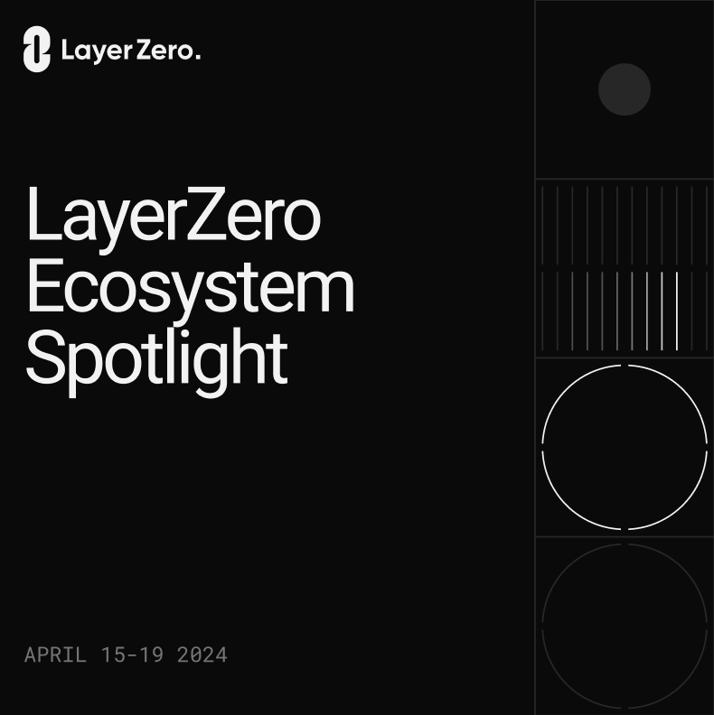 LayerZero_Core's tweet photo. We're back with another Ecosystem Spotlight!

Let's dive into some highlights and welcome new projects and builders joining the LayerZero ecosystem. https://t.co/Hmsnlvlbhr