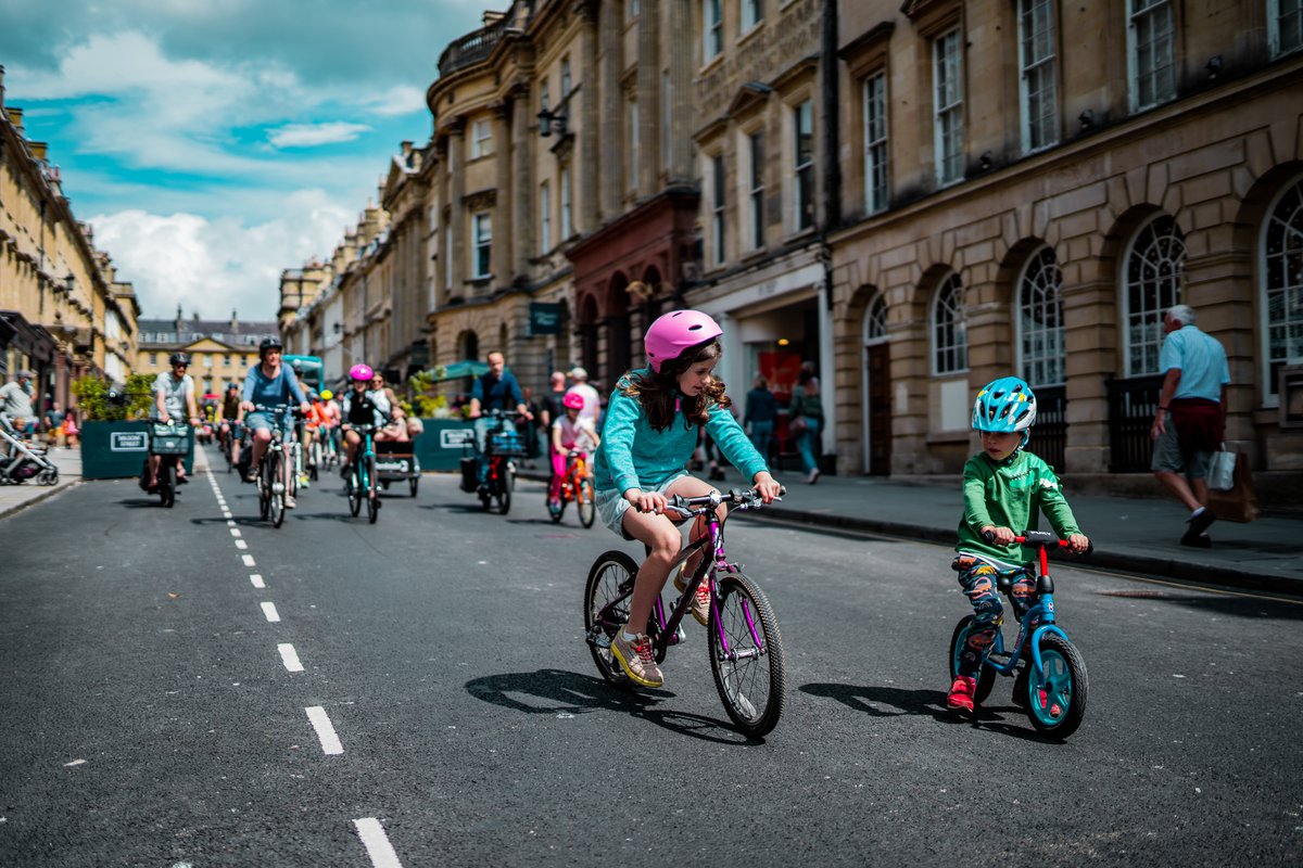 KIDICAL TODAY! Let's do this Bath! 11.00 Orange Grove. Bring cycles, bring noise, bring sun! Live the active and low carbon future you want to see. #SafeStreetsNow