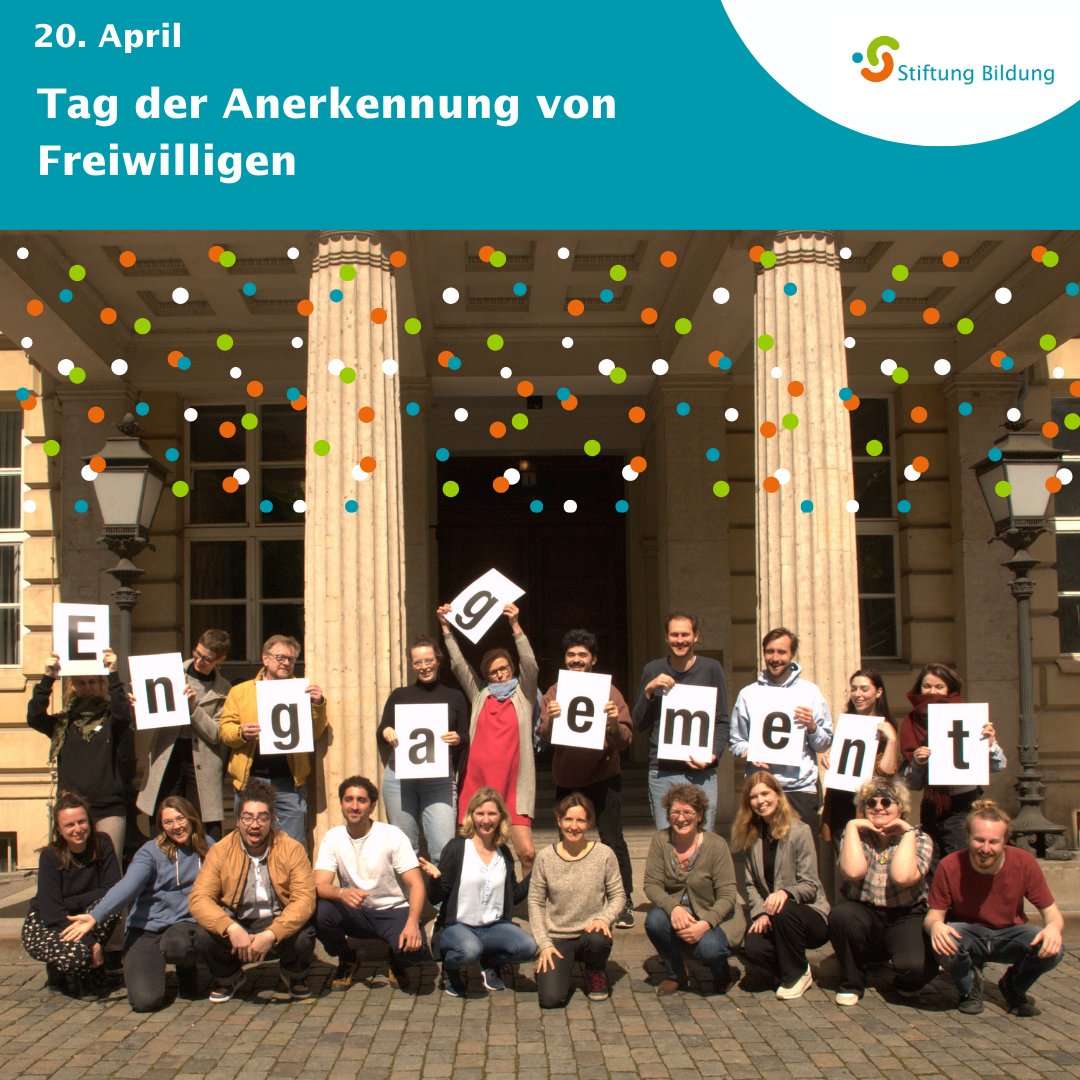 🌟 Heute ist der Tag der Anerkennung von Freiwilligen und wir möchten diesen besonderen Anlass nutzen, um all jenen zu danken, die sich freiwillig engagieren! 🌟 <a href="/BSK_aktuell/">Bundesschülerkonferenz</a> <a href="/youpan_de/">youpaN</a> #BildungFürAlle #Förderverein #Engagement