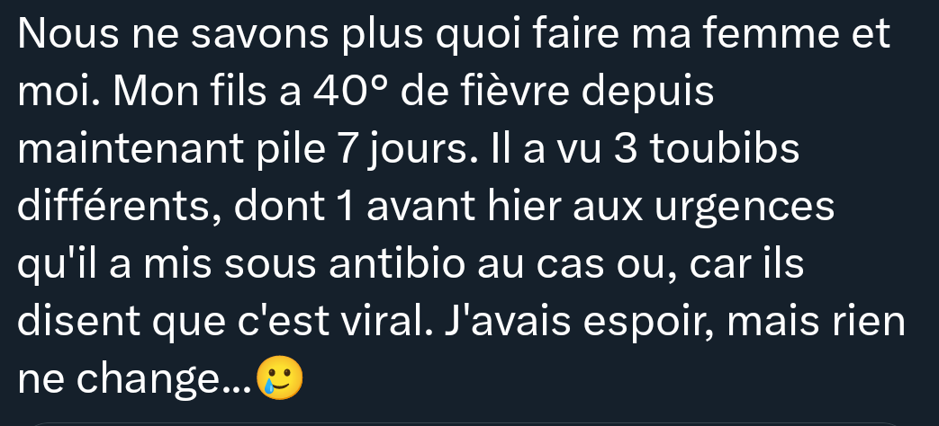 FredLamboray's tweet photo. Ça commence par un message.

Un appel au secours d'un parent perdu. https://t.co/EY1SDSZRb4
