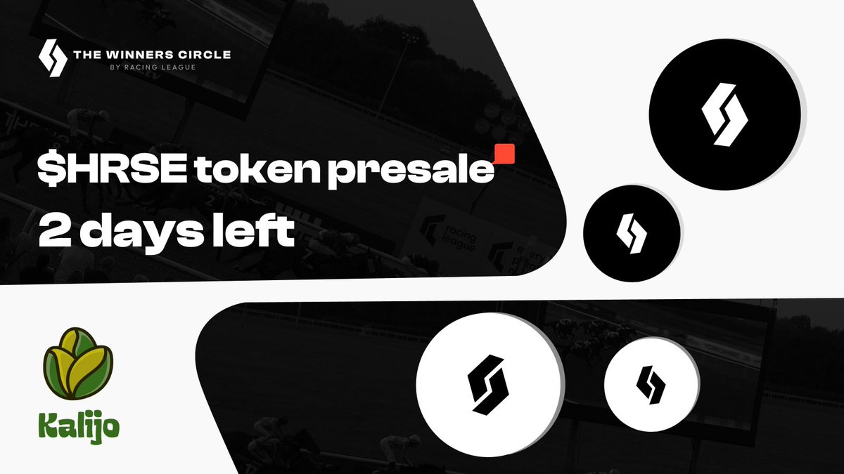 📢 Get ready! Only 2 days left to the long-anticipated $HRSE token presale. Where❓ - @Kalijo_Zil launchpad When❓- April 22! Why❓- opportunity to invest in the hottest sports token of 2024. The first $HRSE holders will get exclusive benefits. 🤫 #horseracing