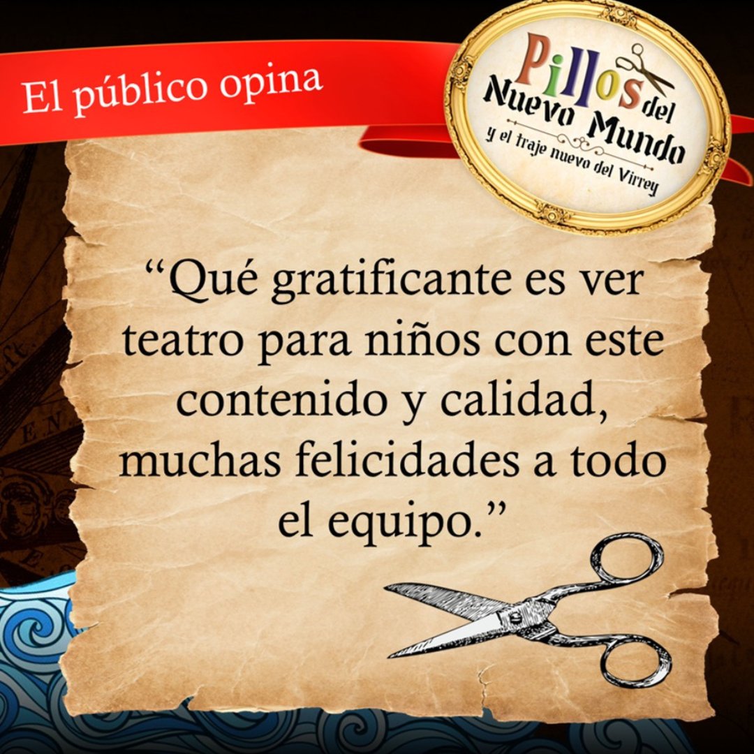 Gracias al público que nos ha acompañado en las primeras funciones de #PillosDelNuevoMundo en Foro Lucerna 🎭 ven y vive la aventura en esta CORTA TEMPORADA. Compra aquí tus boletos: linktr.ee/MilanLucerna 🎟️