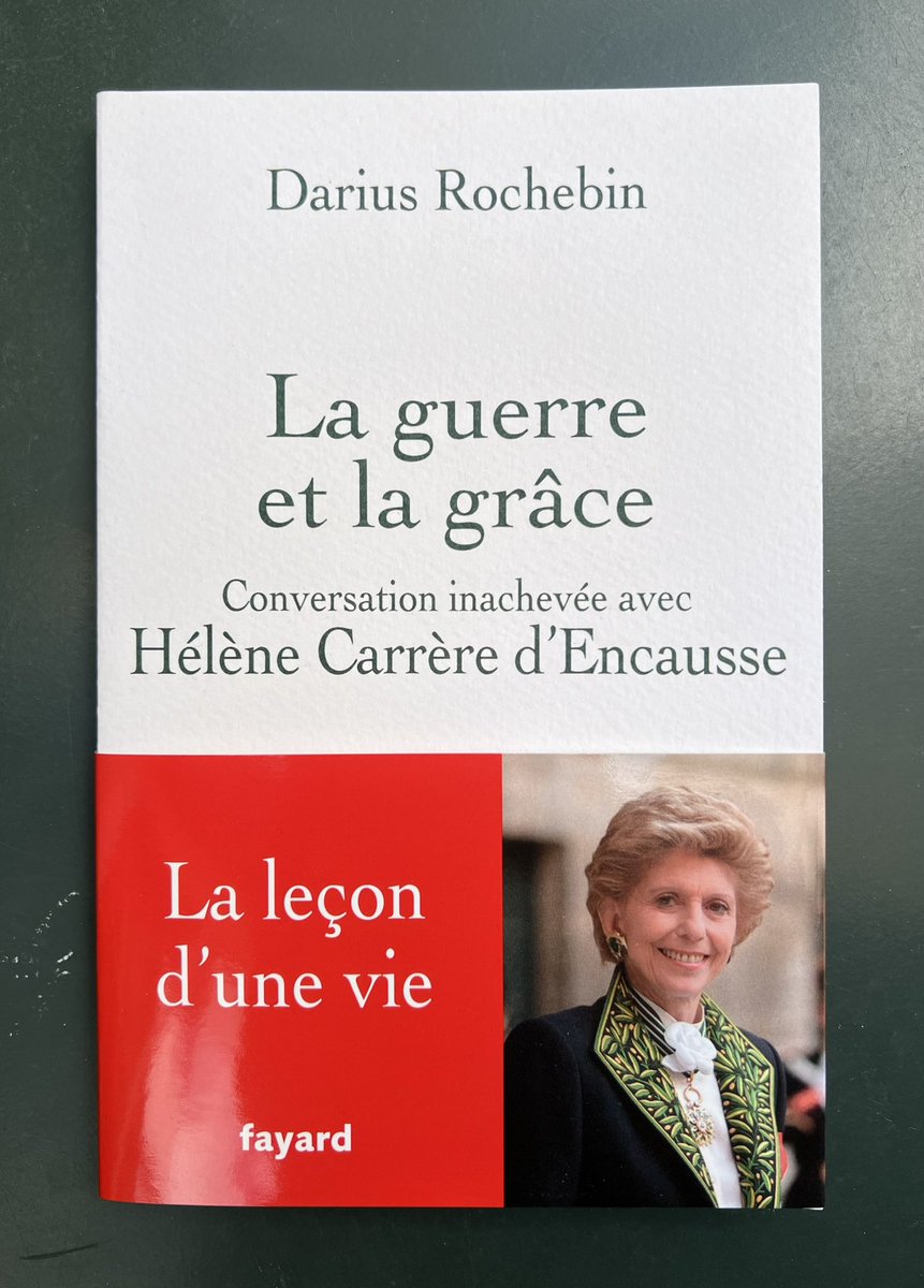 «Je pense comme je veux. Vous n’imaginez pas le nombre de gens que ça fait enrager», Hélène Carrère d’Encausse rappelant l’époque où pro-soviétiques et croisés de l’anticommunisme l’attaquaient des deux parts. Merci au Figaro Littéraire pour la lecture de «La Guerre et la Grâce».