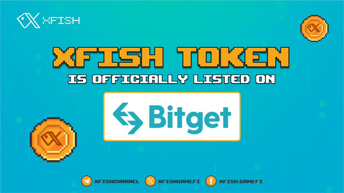 XfishGameFi's tweet photo. ANNOUNCEMENT: XFISH TOKEN LISTED ON BITGET

✅ We're glad to announce the official listing of Xfish Token on Bitget, your premier destination for top DEXes and NFT markets.

✅ About Bitget

🧿 Trusted by over 19 million users globally, Bitget offers secure asset storage, lightning-fast trading, and comprehensive DeFi investment services.

🧿 Serving 168+ countries and regions spanning North America, Europe, and Asia.

🧿 Standing as the largest decentralized wallet in Asia, ensuring maximum security for your assets.

✅ Buy Xfish on Bitget at this link
https://t.co/BveqZWyGJK 

👉 Xfish Contract
0x86d80fbb0701dd500767b7bc3af72d002eb5de77

#Xfish #Listing #GameFi #SocialFi #Xgame
