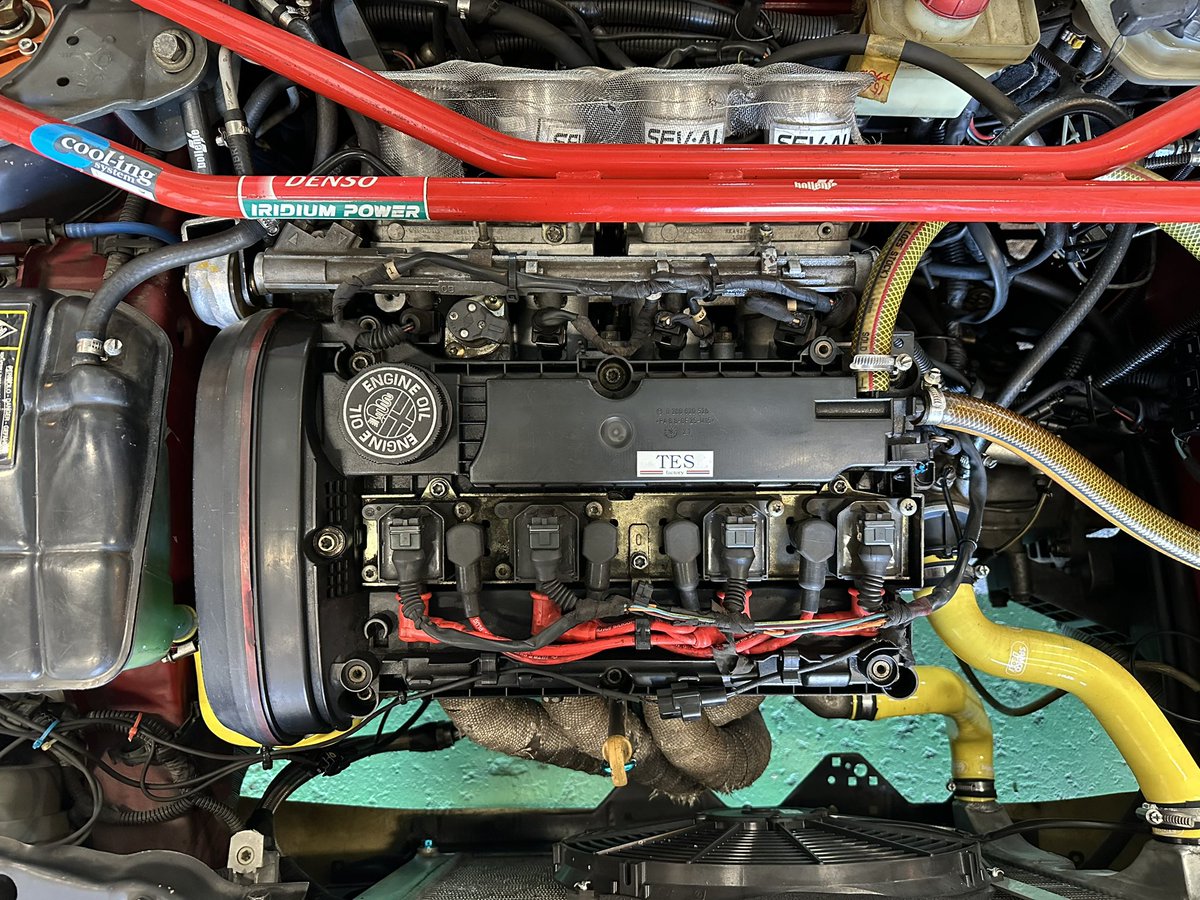 911_sl_35's tweet photo. アルチャレ！サーキット走行＆レース仕様
いろいろと試行錯誤をしながらも少しずつ進んでおります。

#AlfaRomeo #アルファロメオ #alfaromeo145 #アルファロメオチャレンジ 

https://t.co/EwDS7MsY74 https://t.co/0zh29wwLBo