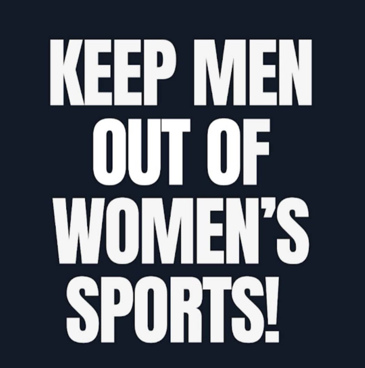 🔥 What say you? Should women’s sports be for women?