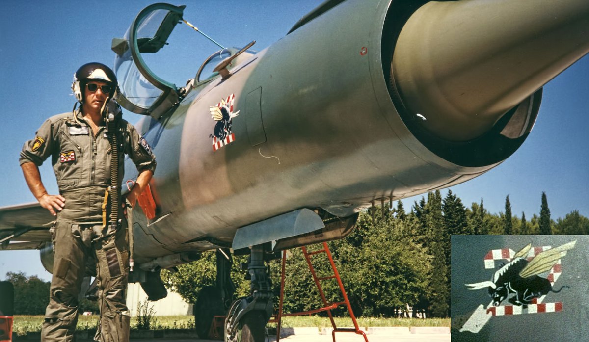 Croatian pilot in front of his MiG-21bis 'Fishbed-L' tactical fighter aircraft in the nineties. The side of the MiG-21bis shows the badge of the Croatian Air Force 22nd squadron.

#MiG21