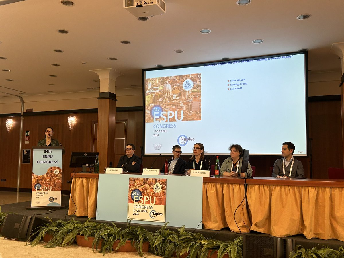 First session of the last day @ESPUorg congress #ESPU24 started with @jpurology & @ESPU_RC joint session: ‘Learning to Review Papers’