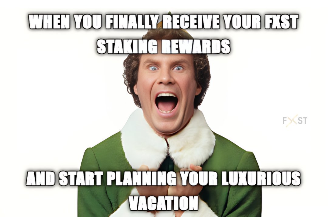 fxsttoken's tweet photo. Finally cashing in those FXST Staking rewards like... Time to plan that dream vacation! ποΈπΈ
#FXST #FXSTSTOCK #fxstocktoken #cryptomeme #Staking #StakingRewards https://t.co/2EvRA1ZqV1