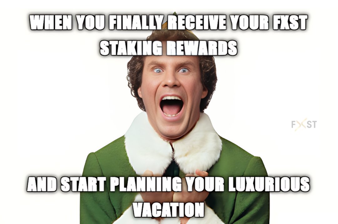 Finally cashing in those FXST Staking rewards like... Time to plan that dream vacation! 🏖️💸 #FXST #FXSTSTOCK #fxstocktoken #cryptomeme #Staking #StakingRewards