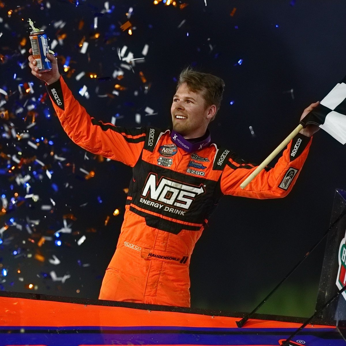 JJ_Auto_Racing's tweet photo. It was a β¦@NosEnergyDrinkβ© β¦@StenhouseJrβ© β¦@Haudenschild_17β© β¦@SJMRacing17β© β¦@JJ_Auto_Racingβ© kinda night!! β¦@WorldofOutlawsβ© β¦@uscsracingβ© #WinWithJ&J ππππππ₯³π #weappreciateyβall https://t.co/jureItxiPh