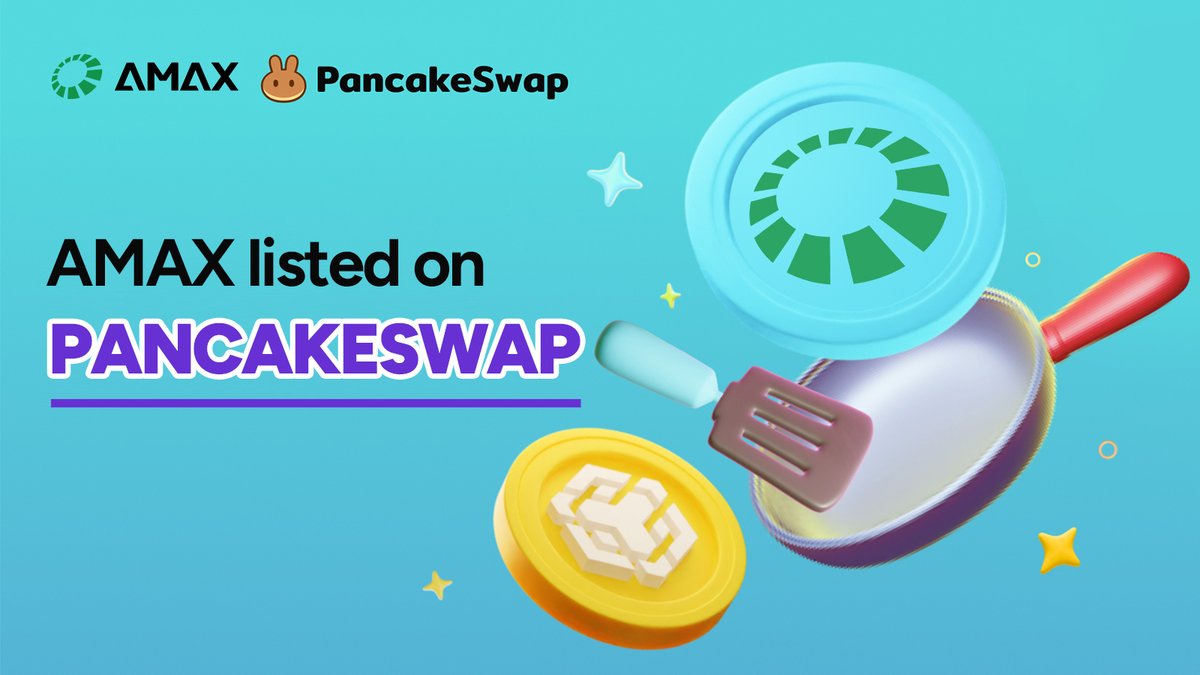 Armonia_Network's tweet photo. "📢 Exciting news! 
ArmoniaMetaChain's token, AMAX, has now been listed on pancakeswap! 🚀💫 Trade AMAX and join the revolution of decentralized finance. 

🔗 Contract Address: 0x3559867f2766116d83e9c81104Adb7e21d5CbcCB

🔗Click：https://t.co/VOTkN4rXIP

#AMAX  #pancekeswap #DeFi https://t.co/mFbmhLPFFS