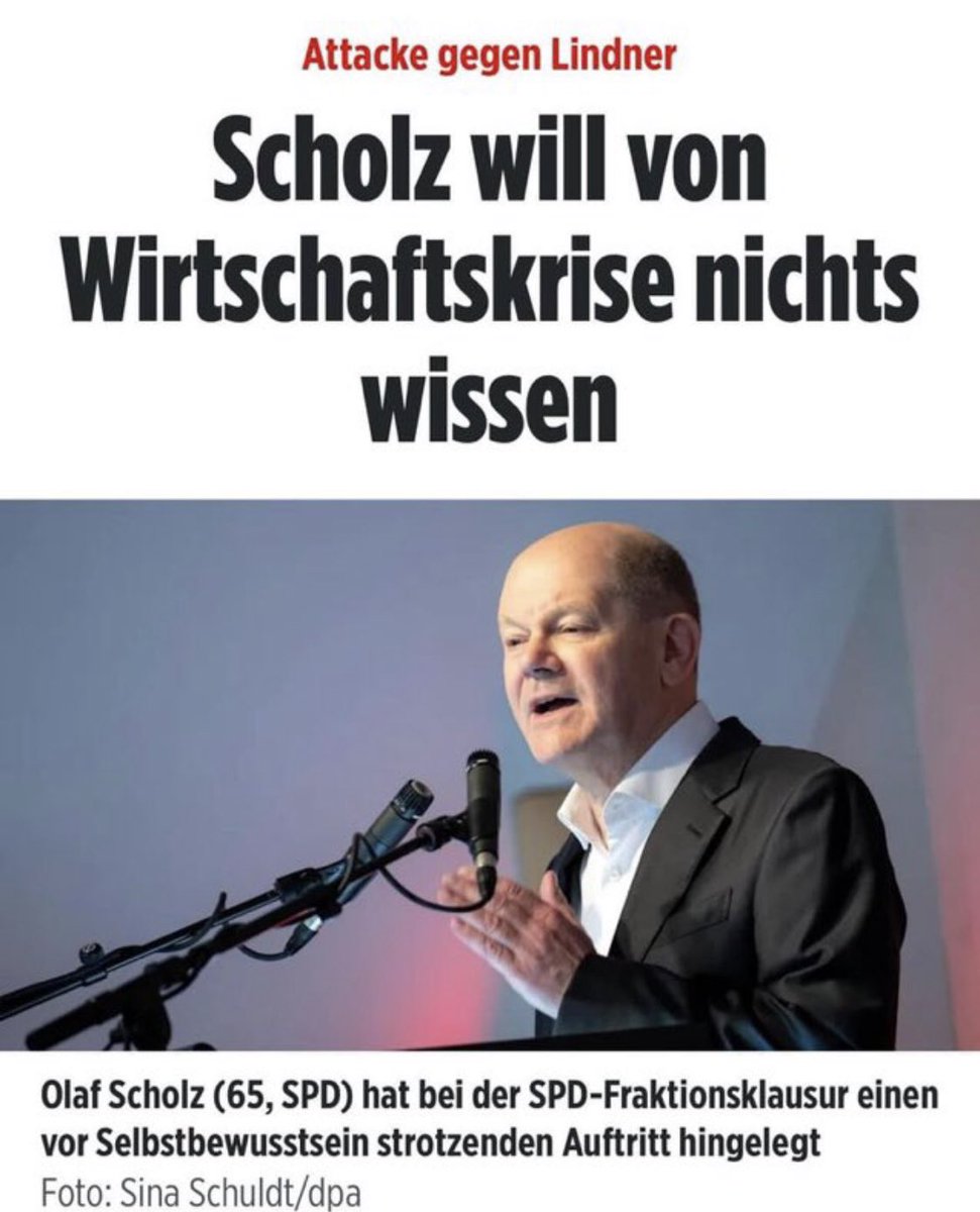 Nach Warburg und verschwundenen Laptops will Scholz nun auch nichts von Wirtschaftskrise wissen.