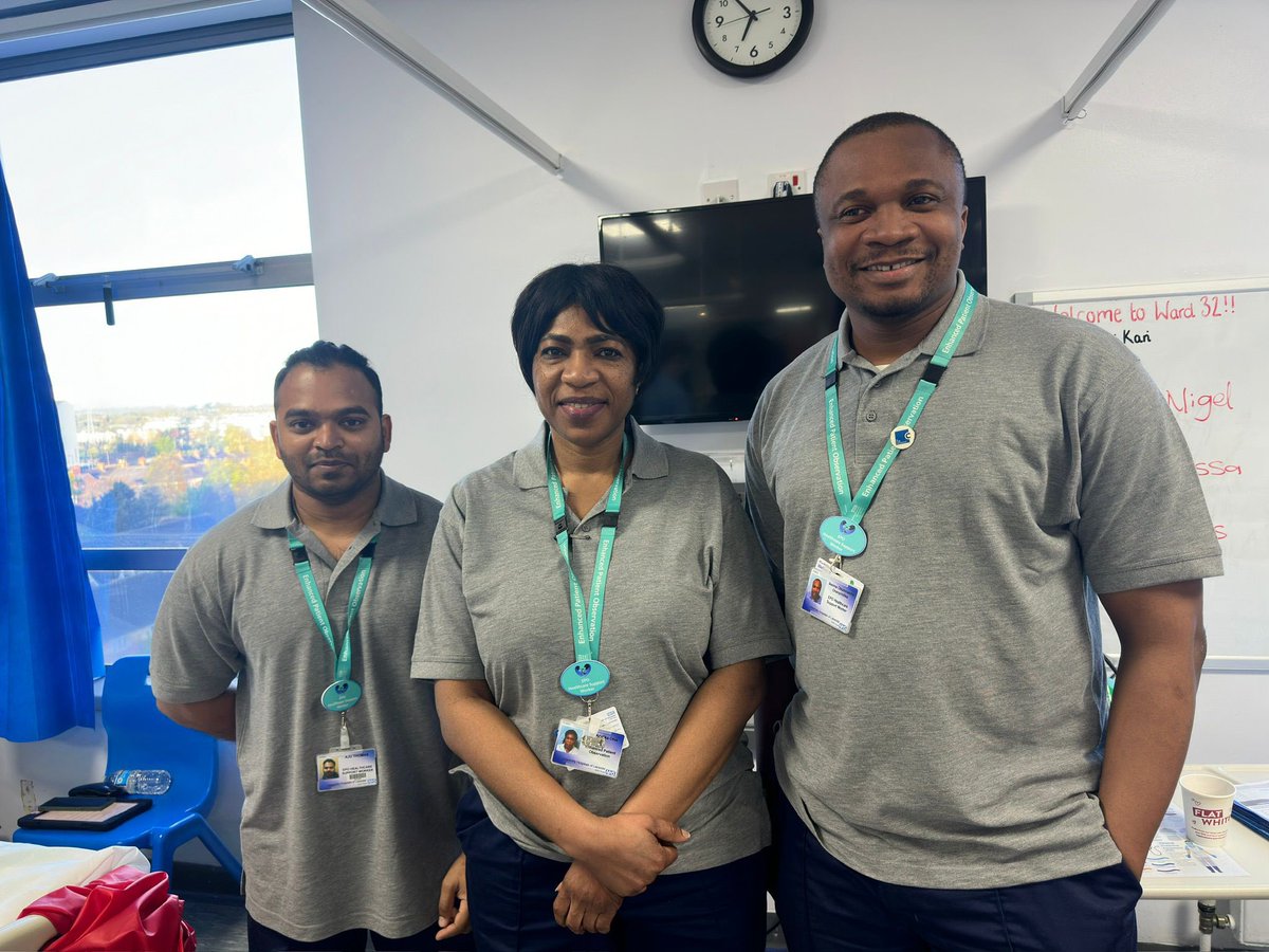 Enhanced Patient Observation Department (@uhl_epo) on Twitter photo How will you spot our EPO staff?! Let me introduce you to Aju on the left, Joy and Ikenna - proudly wearing our new T-Shirts, blue lanyards and badge. Last night was Aju’s first ever shift in the UHL on ward 32! <a href="/WendyClarkeLN/">Wendy</a> <a href="/charl885/">Charlotte Leeds</a> <a href="/Leic_hospital/">Leicester's Hospitals</a> How will you spot our EPO staff?! Let me introduce you to Aju on the left, Joy and Ikenna - proudly wearing our new T-Shirts, blue lanyards and badge. Last night was Aju’s first ever shift in the UHL on ward 32! <a href="/WendyClarkeLN/">Wendy</a> <a href="/charl885/">Charlotte Leeds</a> <a href="/Leic_hospital/">Leicester's Hospitals</a>
