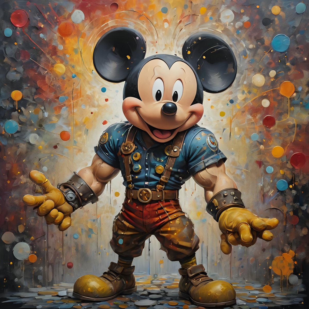 stylianos72's tweet photo. Bodybuilder Mickey Mouse
#MickeyMouse #DisneyIcon #ClassicCharacter #AnimationLegend #MickeyMagic #CartoonLegend #art #artist #artwork #drawing #painting #artlover https://t.co/A7deRfEkYx