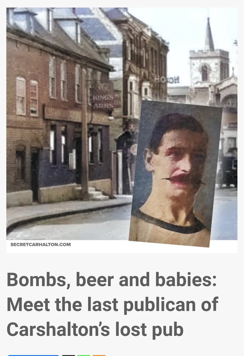 EXCLUSIVE - The pain of losing his beloved pub was too much to bear secretcarshalton.com/bombs-beer-and…