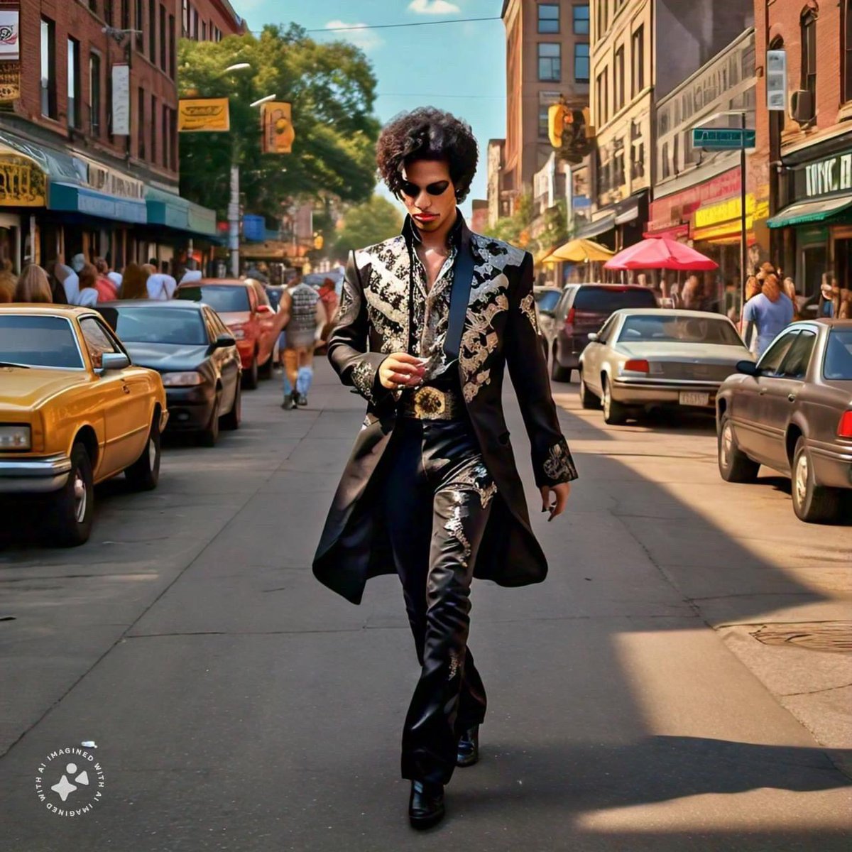 Prince strutting around Dinkytown today.