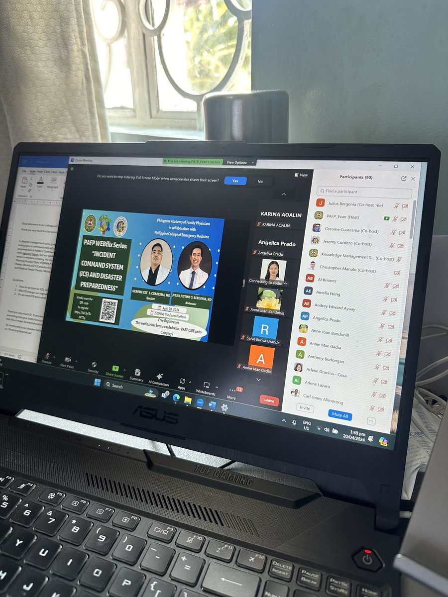 jaybergonia's tweet photo. Dati nagaattend lang tayo ng webinar, ngayon nagmomoderator na tayo 🥲 https://t.co/QmNXSL5gLk