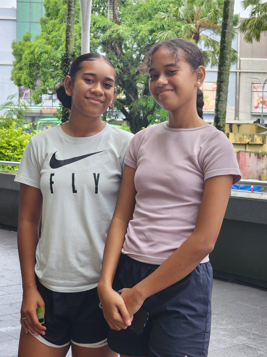 The first photo is of two of my Ratu's sisters, Nei Diviti (right) and Nei Didabe (left). The second photo is of my daughters, Diviti (left) and Didabe (right). In the Fijian culture, it is called 'vakabula yaca' done to honor our lineage and names that we are known for.