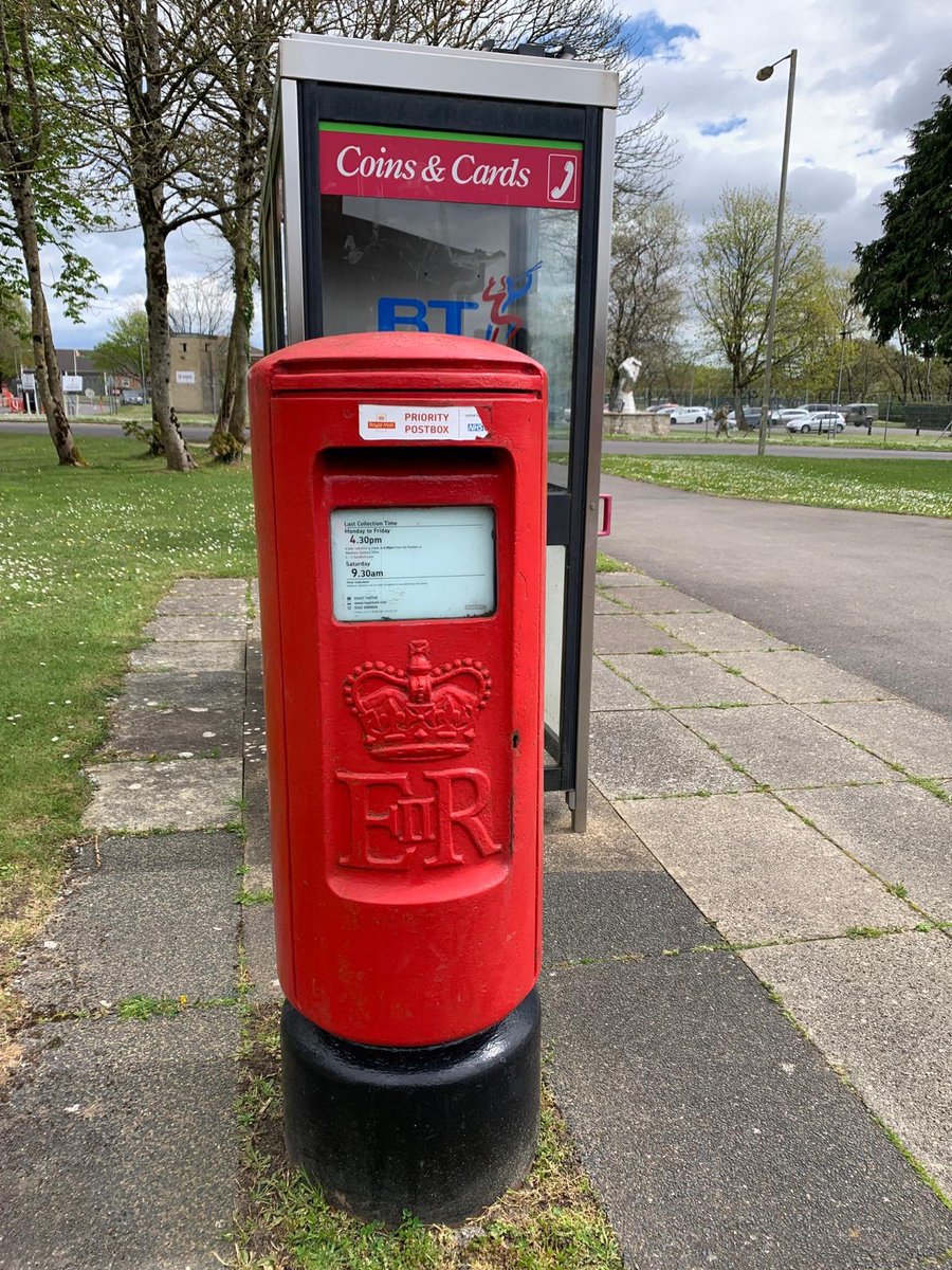 EIIR postbox at Bovington (military camp) #Dorset #PostboxSaturday