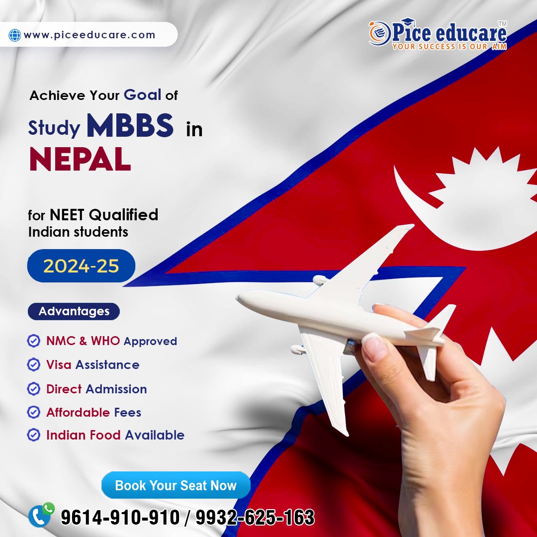 Why study MBBS in Nepal?
Know about the advantages..
For any query call or WhatsApp us:9614910910 / 9932625163

#MedicalEducation #Nepal #mbbsinnepal #NepalMBBS #MBBS #piceducare