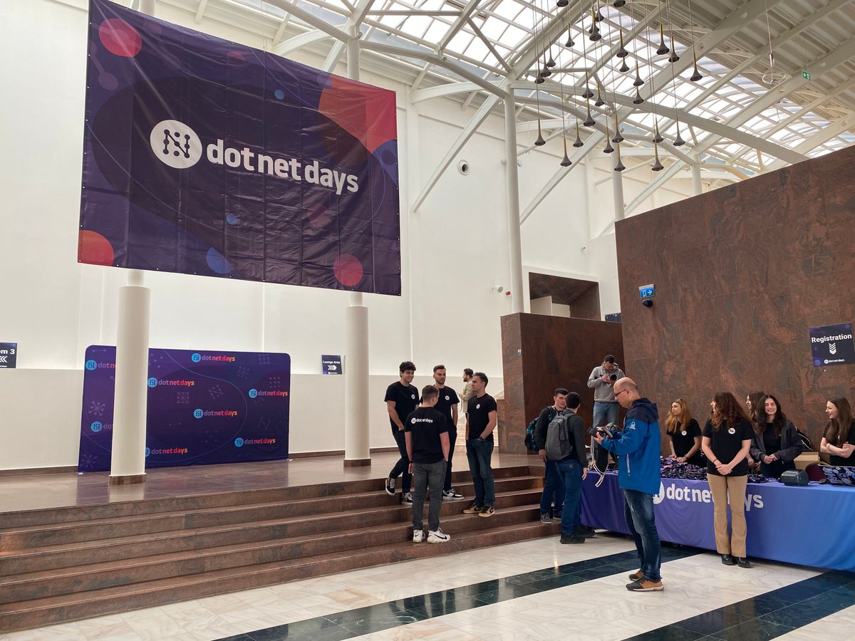 devdaysconf's tweet photo. Welcome back to #dotnetdays! We’ve been counting down the days until we could welcome you to the 2024 dotnetdays conference. 😍💜

Let’s dive deep into what’s next for #dotnet, #softwarearchitecture, #devops, #cloud, and more. See you all in 5 minutes in Room 1 for the keynote!😉 https://t.co/R37LPr8mhr