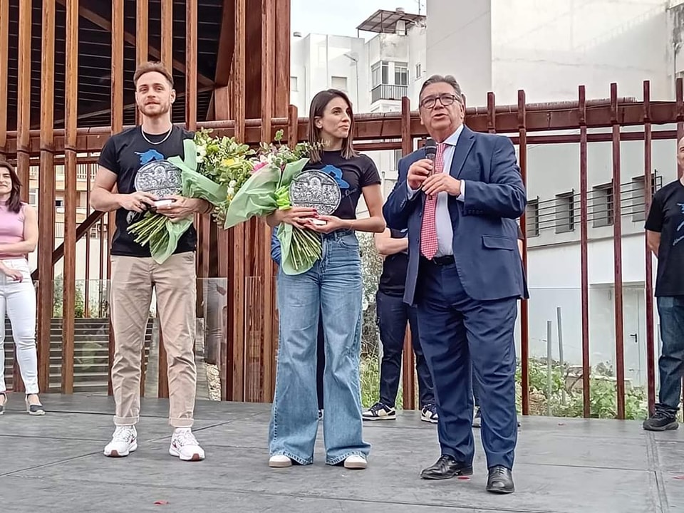 Los bailarines Luis Montero y Sara García serán los pregoneros de la Feria de la Piedad 2024, un reto que les ha lanzado el alcalde, José María Ramírez, este viernes en la celebración del Día de la Danza y que los ganadores del programa 'Bailando con las Estrellas' han aceptado.