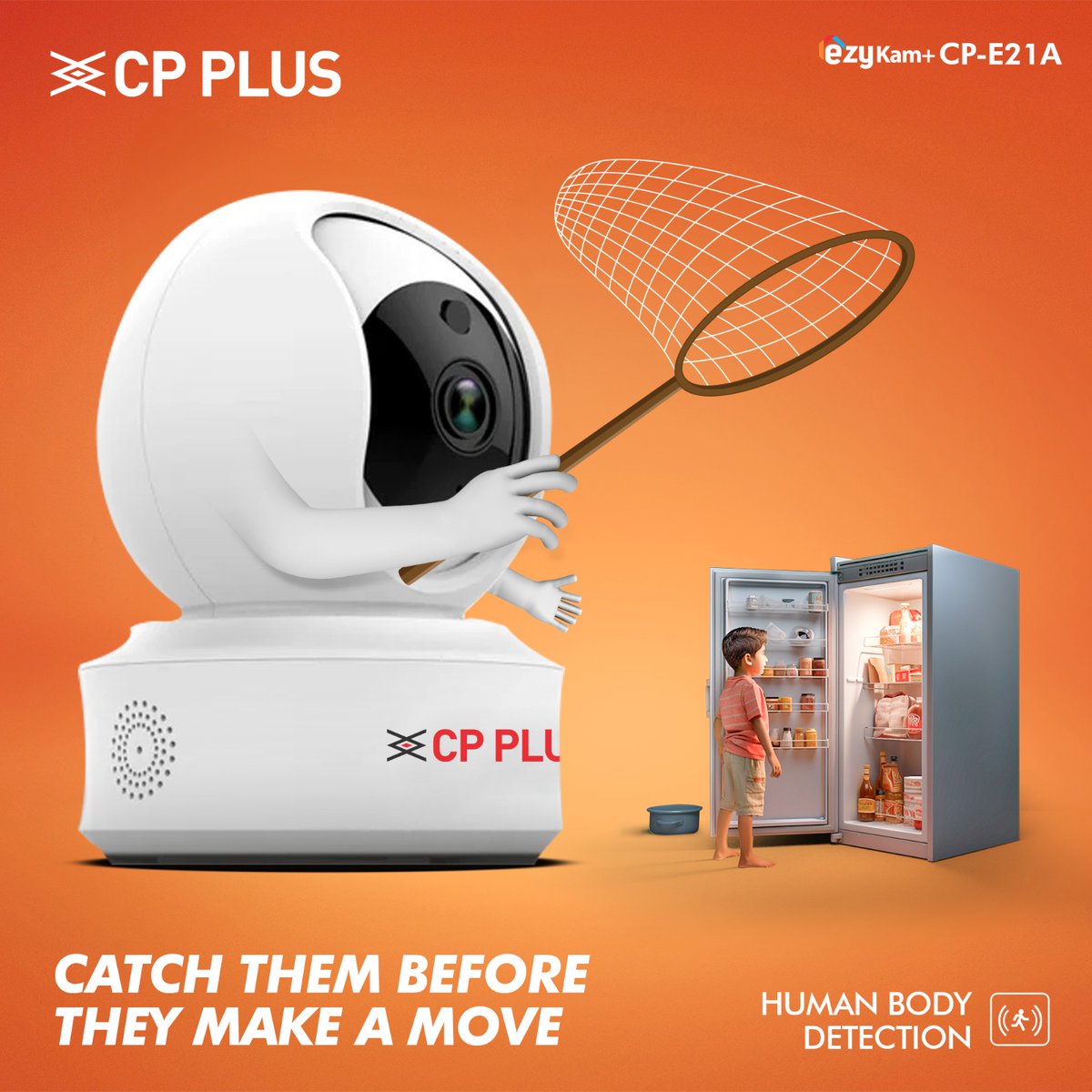 cpplusglobal's tweet photo. Catch your little mischief-makers before they do anything too naughty with the help of Human Body Detection.

#CPPLUS #CPPLUSIndia #Ezykam #Spotlight #OutdoorCamera #IndoorCamera #SafetyFirst https://t.co/Zz8IyUQQxn
