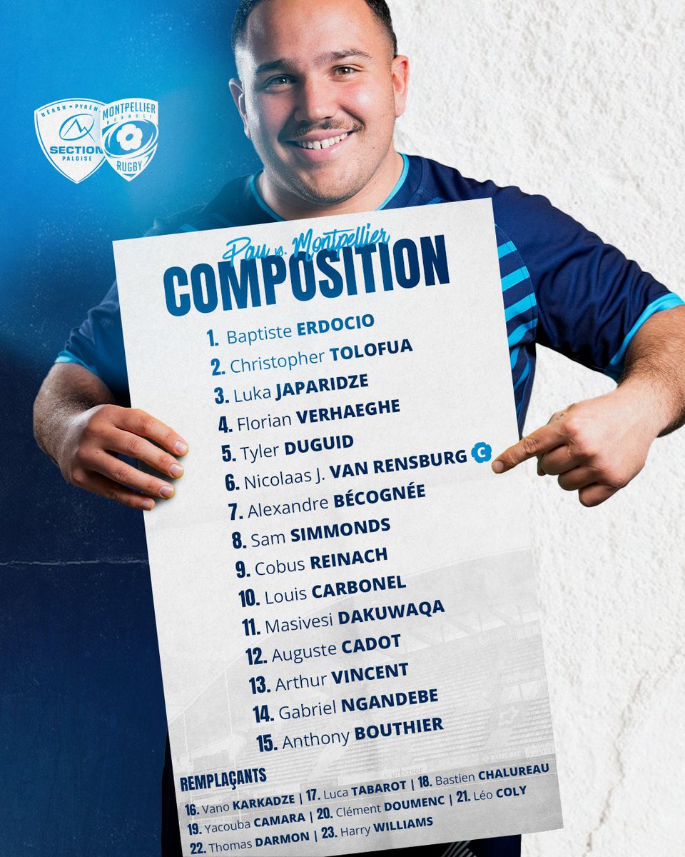 📢JOUR DE MATCH
✈️@SectionPaloise 
⏰17h
1 semaine sans compétition 
On passe en mode guerrier 👊
On n’y va pas par 4 chemins il reste 6 matchs pour se maintenir en Top14🙏
Féroces dans les combats solidaires et concentrés pdt 80 mn🙌
On ne lâche rien
On est avec vous 
#teammhr