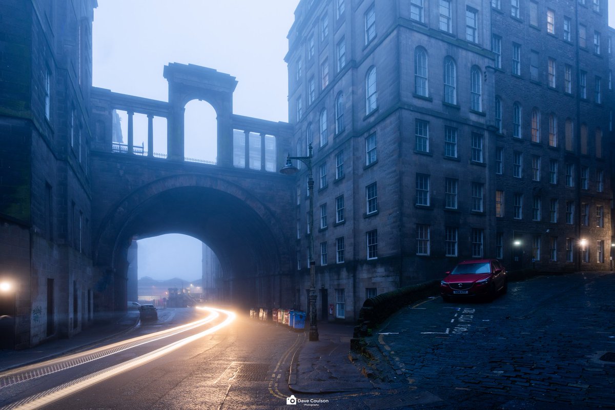 A bit of Trainspotting on a haar morning © Dave Coulson Photography #edinburgh @ThePhotoHour @StormHour