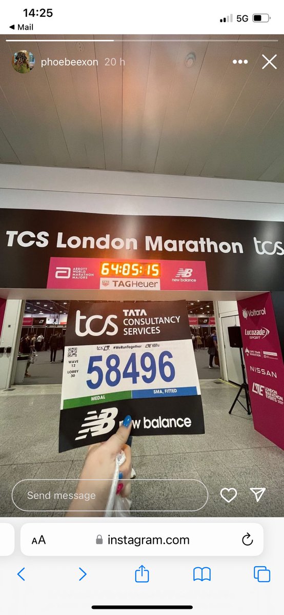 Good luck to former student Phoebe who is running in the London marathon tomorrow. #tranbygirlscan #londonmarathon2024