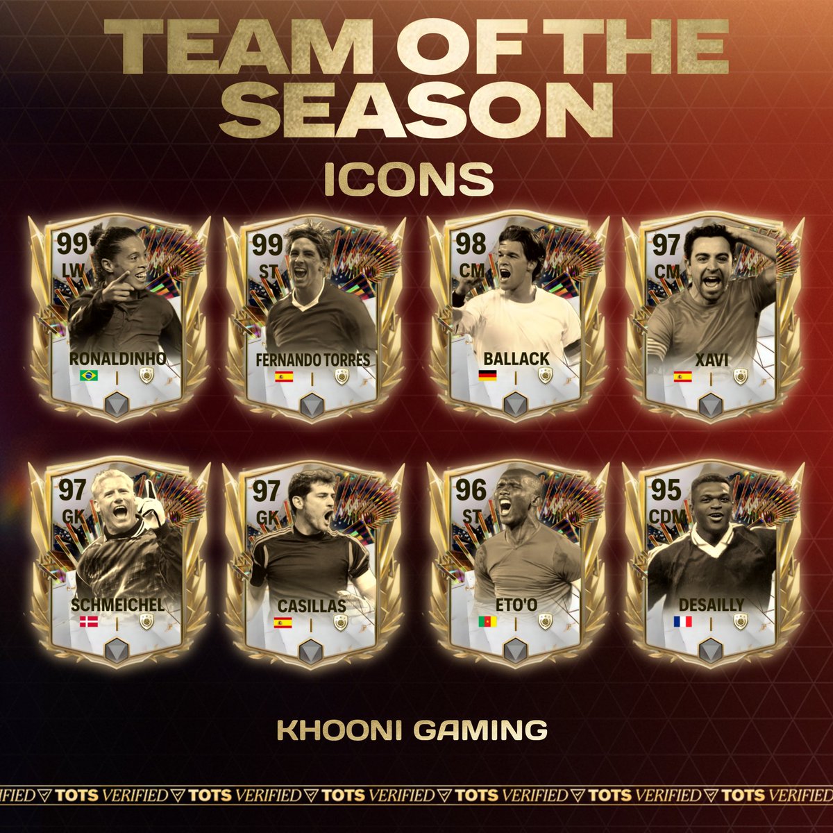 Team of the Season Icons Consept 🍀 @JONALDINHOtm @JoseAlep1 @tutiofifa @PhanMinhHauFFM