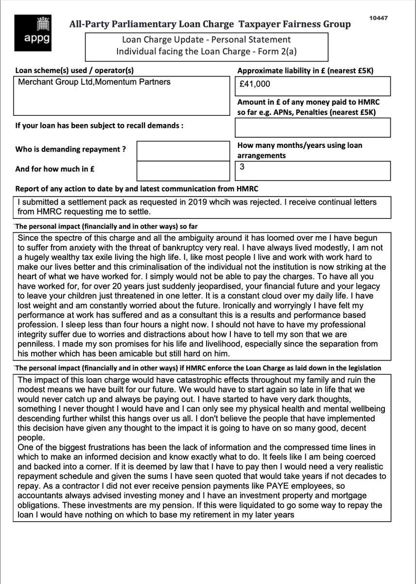 I have started to have very dark thoughts, something I never thought I would have...I don't believe the people that have implemented this decision have given any thought to the impact it is going to have on so many good, decent people
#LoanChargeScandal #LoanCharge