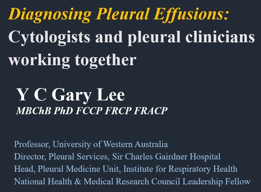 Key to our pleural service is our world-class pleural pathologists. Delighted to speak to their national audience + invited guests from Mayo @htazmd Brandon Larsen on how cytologist & #pleural clinician can work together to ensure best patient care. @MayoClinic @Pathologists