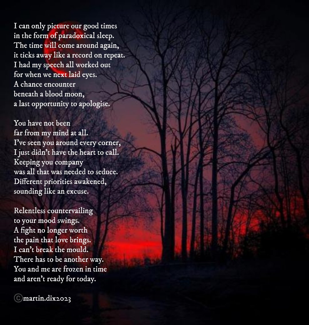 Blood Moon 🌙 'I'm weary of this fight where there is no winner.' #WritingCommunity