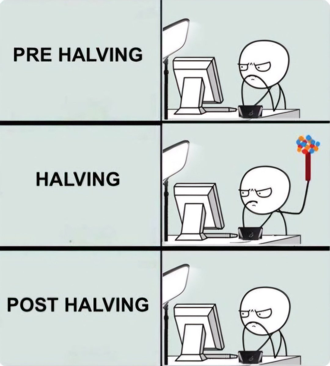 Happy Halving 🥳 May the pump be with you! 🚀