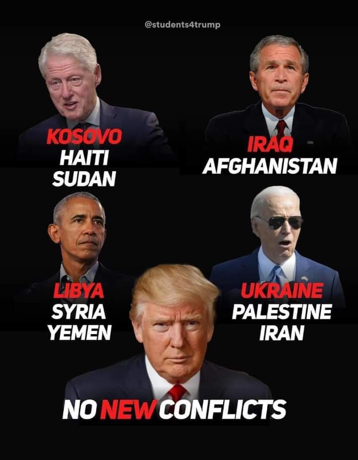 The WORLD was safer when Trump was in office!! ⤵️💯