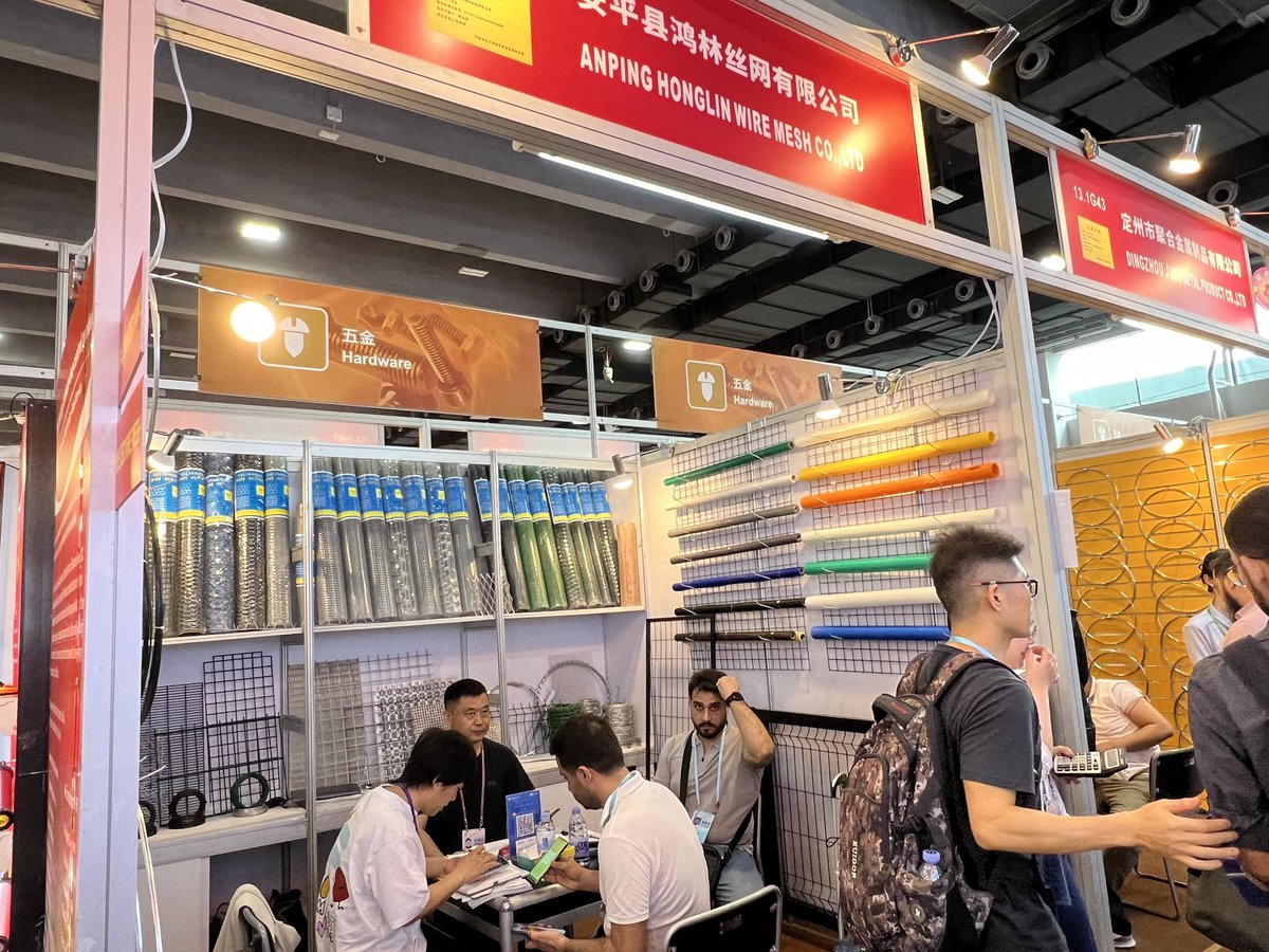 Canton Fair is over, thank you for your cooperation and support, we always strive to give you better quality and more competitive prices, see you next autumn Canton Fair!
#wiremesh #galvanizedwire #ironnails

Email：info@wirenetting.com.cn
