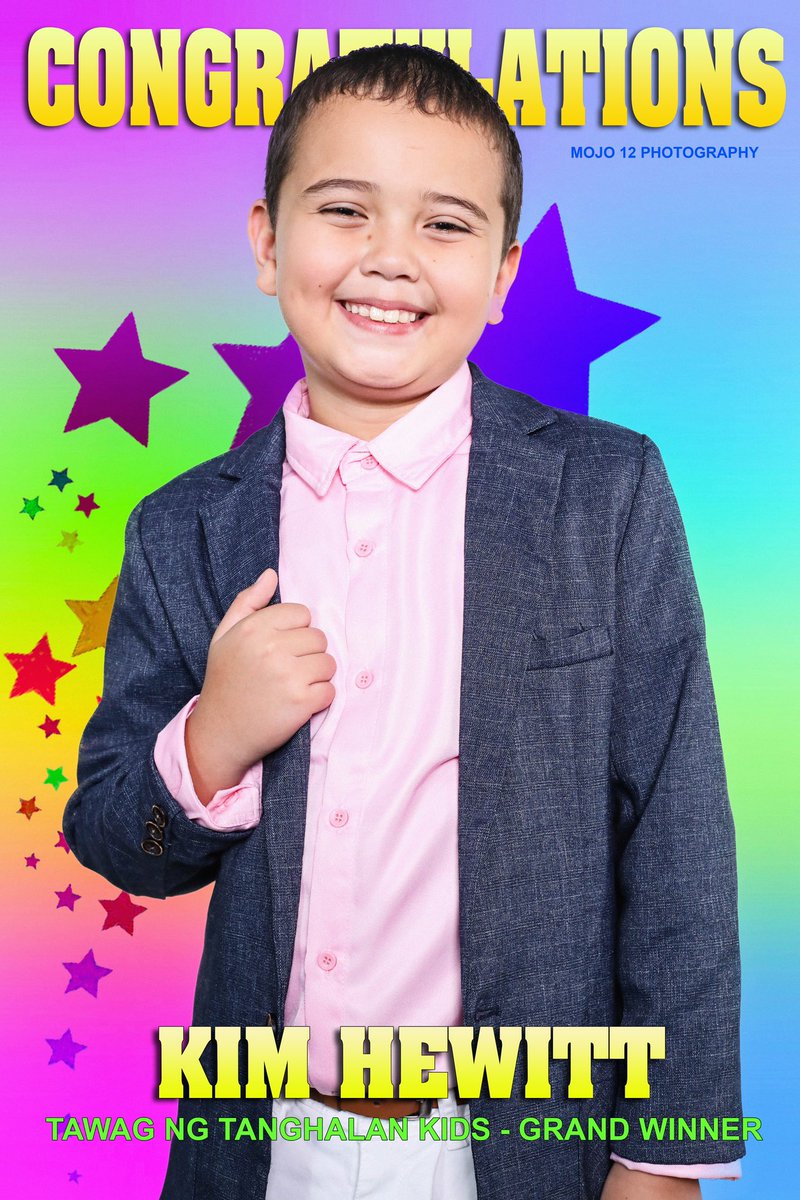 Mojo12Models's tweet image. Congratulations Kim Hewitt! 🎉
Greetings from #MOJO12PHOTOGRAPHY 
#TNTKidsAngHulingTapatan