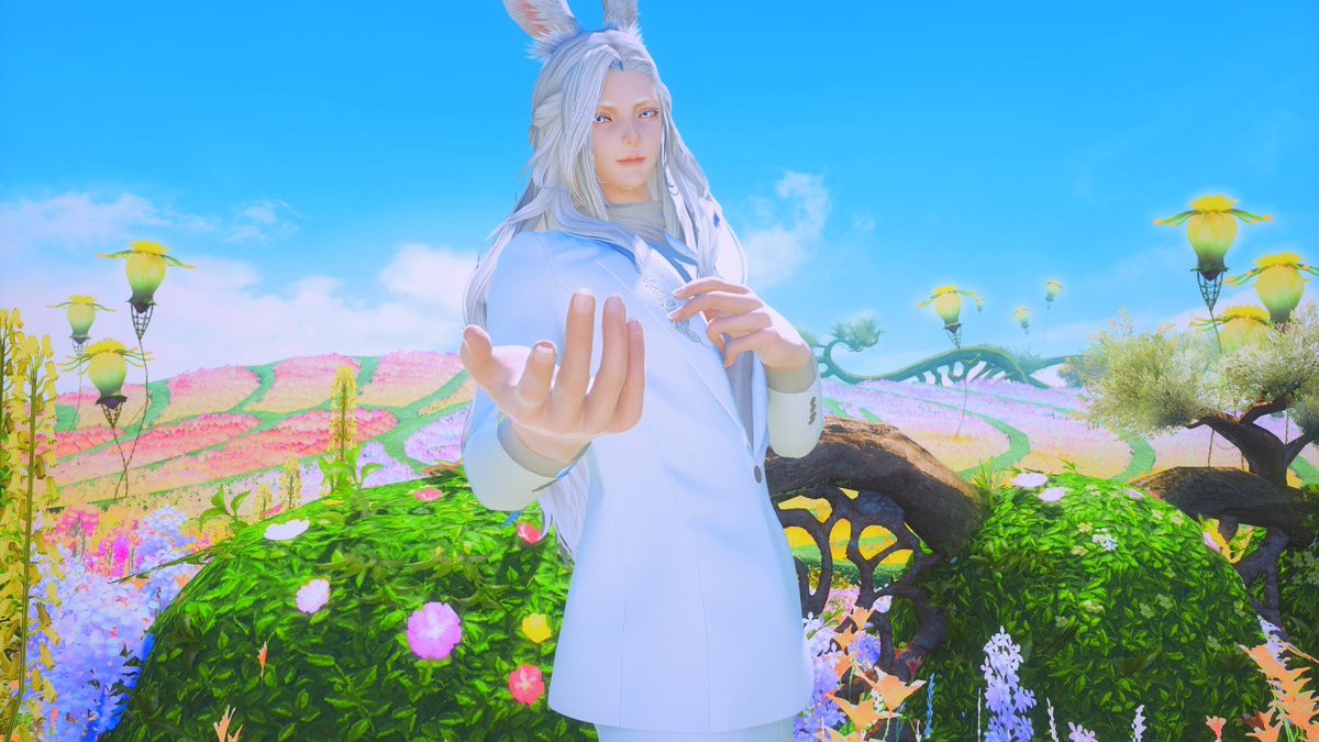 Come grab my hand dear~💕 Lets explore these wonderful place for our dates~! #GPOSERS #FF14 #FF14SS #Viera