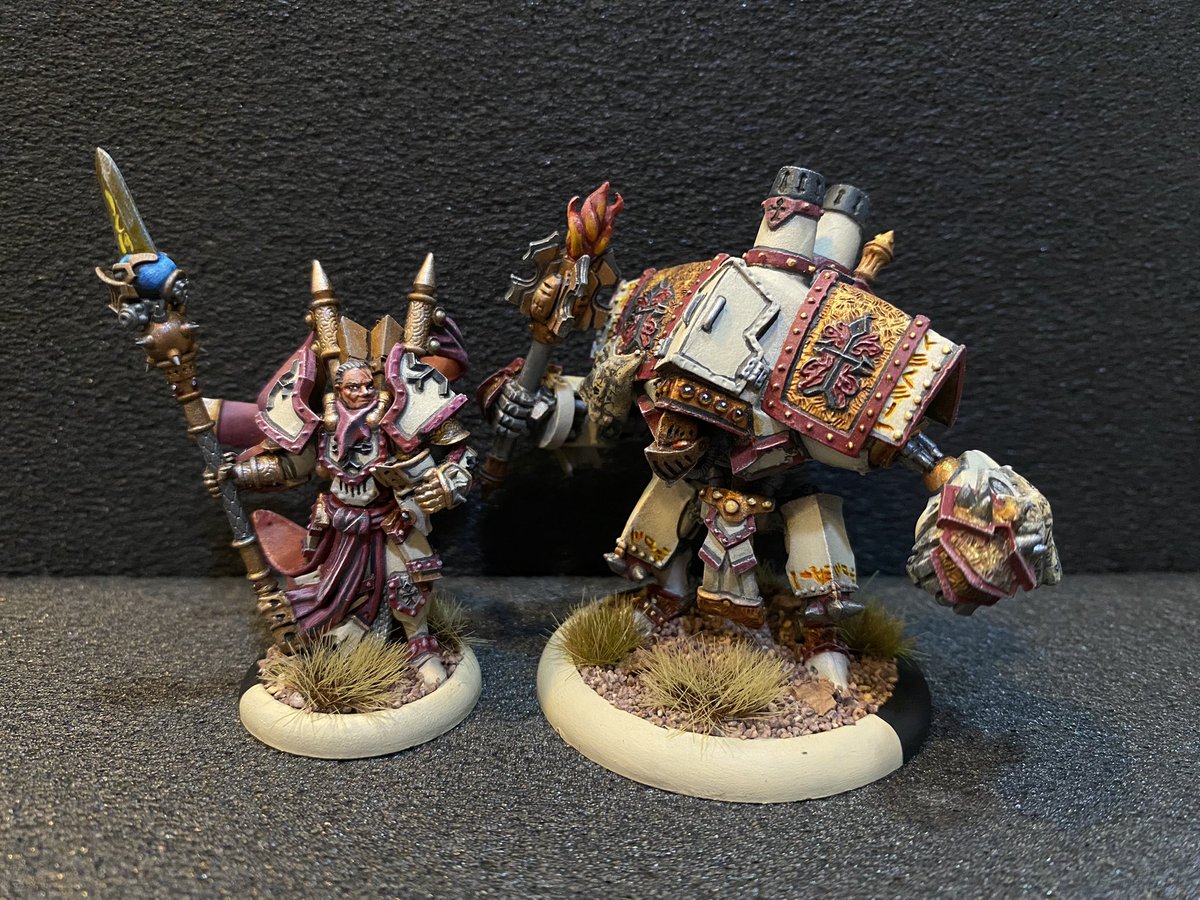 OrosWu's tweet photo. Fire of Salvation. If you build a caster, build its loyal pet. It’s a good old tradition to keep going. #privateerpress #warmachine #warmachinehordes #warmahordes #protectorateofmenoth #ウォーマシン #ウォーマシンMK4 https://t.co/8yjgo8Gikx