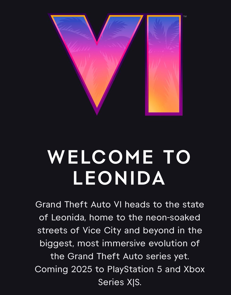 project_vice's tweet photo. 🗺️🇺🇸“Welcome to Leonida.” Rockstar never stated just Vice City alone. As we have seen from the mapping project the official map is likely to be massive. 

As big as it’s likely to be let’s hope there will be tons of interesting content to fill the world and immerse us. Quality over quantity is key and Rockstar has been pretty spot on with this, especially with RDR2. #GTAVI #GTA6