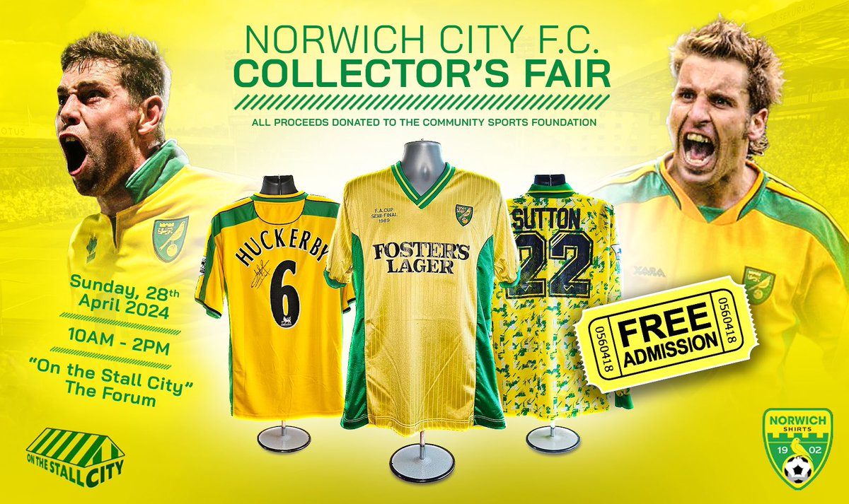 A week tomorrow Norwich Fans #ncfc #NCFC
