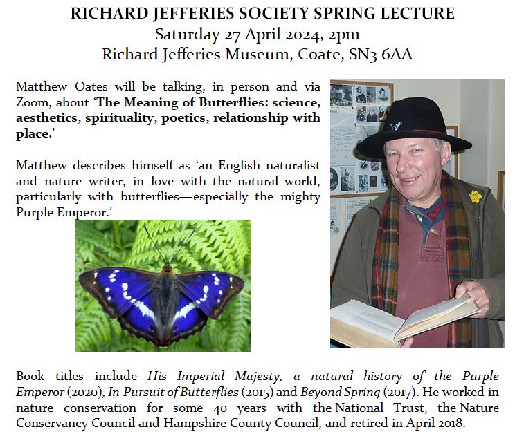Only a week to go for the Richard Jefferies Society's Spring Lecture. richardjefferiessociety.org/2024/04/the-me…