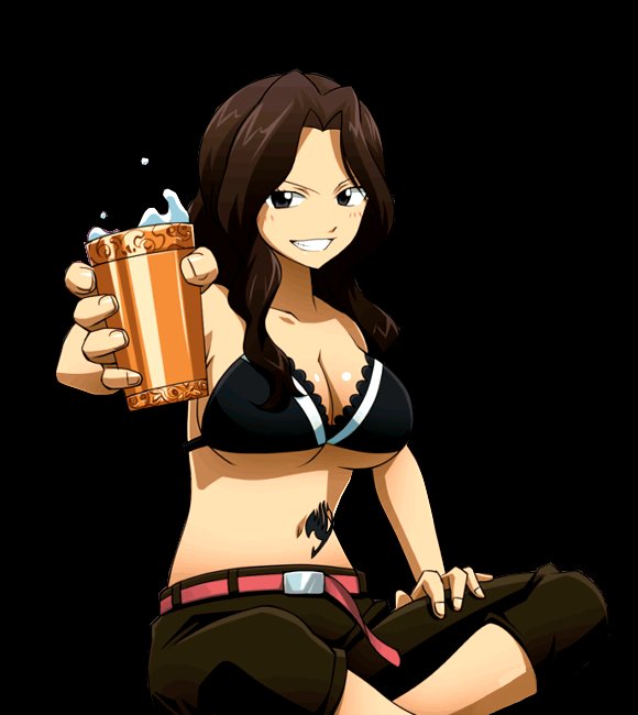 7. My seventh crush is the drunk fairy Cana.