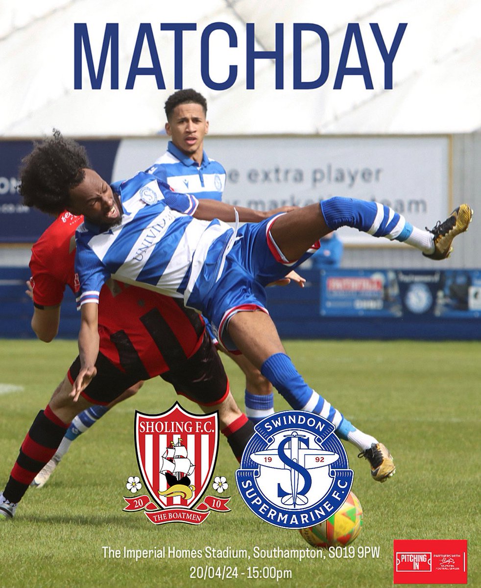 SupermarineFC's tweet photo. MATCHDAY
The last away day of the season. 3 points up for grabs. Let’s get it.
#swindonsupermarine #ssfc31
@swsportsnews https://t.co/NOX7PnpV64