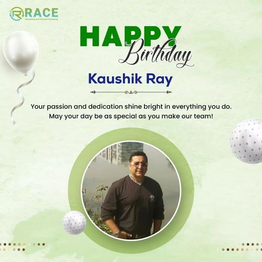 Happy Birthday Kaushik Ray! Your dedication and hard work are a true inspiration, and we're so grateful to have you on the team. Here's to a fantastic year filled with success and happiness!  

#RaceEcoChain #HappyBirthday #EcoChain #Success #Teamwork